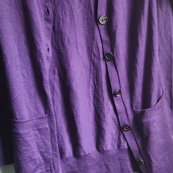 Burberry purple long sweater - Picture 2 of 11